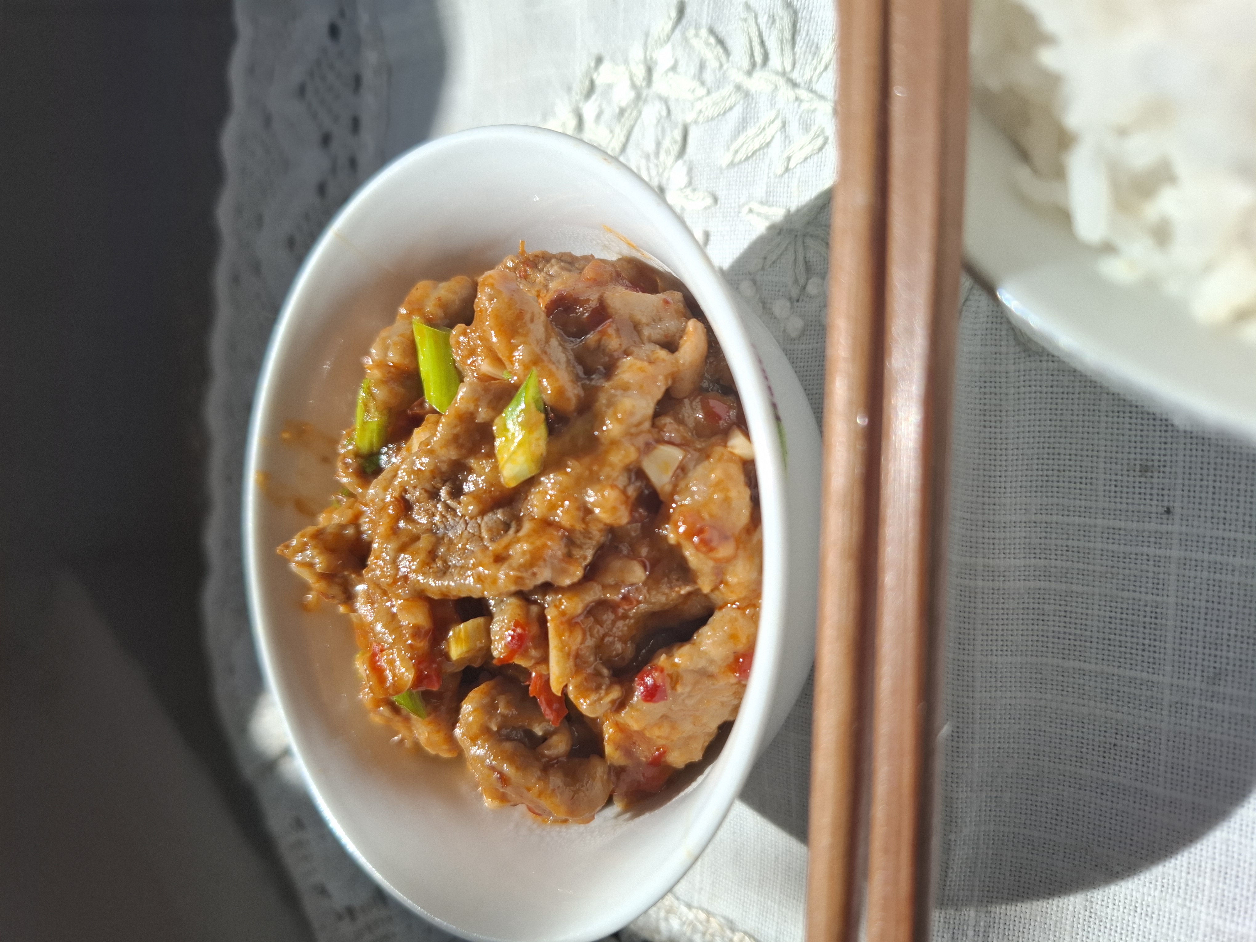 Porc sauté style Sichuan